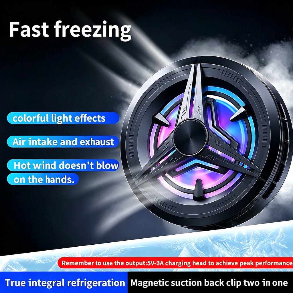 Magnetic Phone Cooler – Fast Cooling Gaming Phone Fan