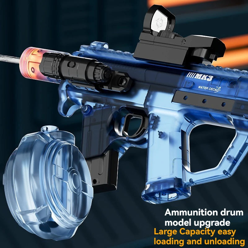 Electric Water Gun Pro™ – Automatic LED Water Blaster Toy for Kids & Adults