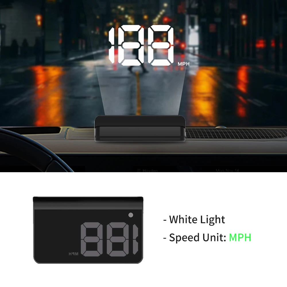 KWHUD GPS Car Head-Up Display – Digital Speedometer