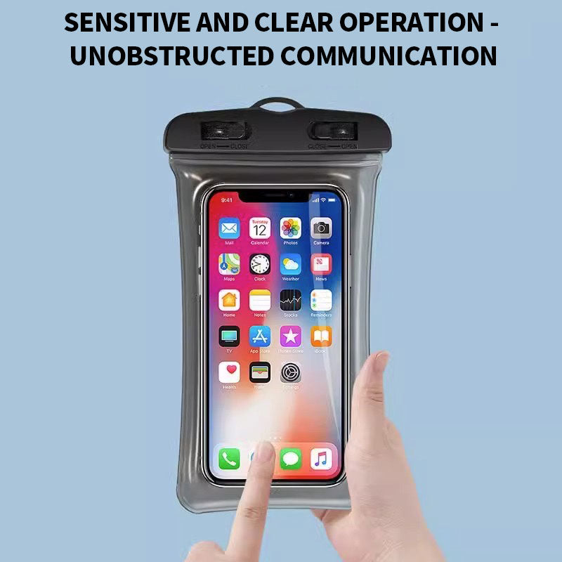 AquaGuard™ Waterproof Phone Pouch – Beach & Pool Dry Bag with Touchscreen Access
