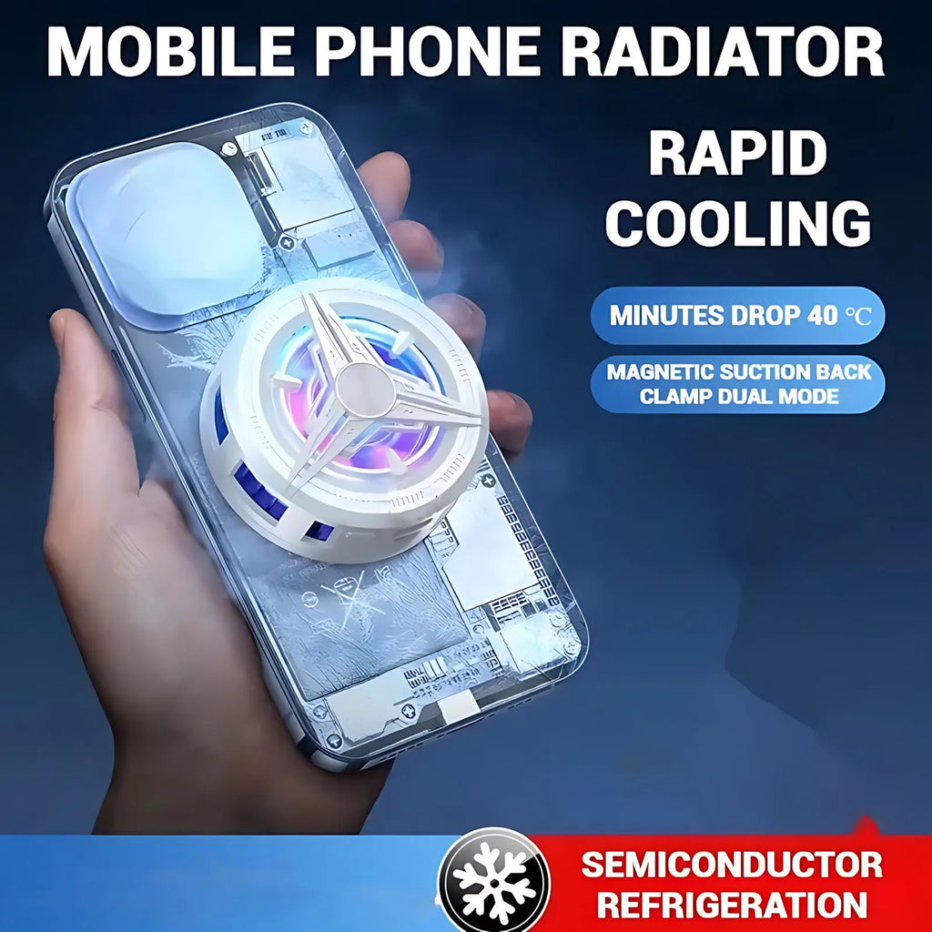 Magnetic Phone Cooler – Fast Cooling Gaming Phone Fan