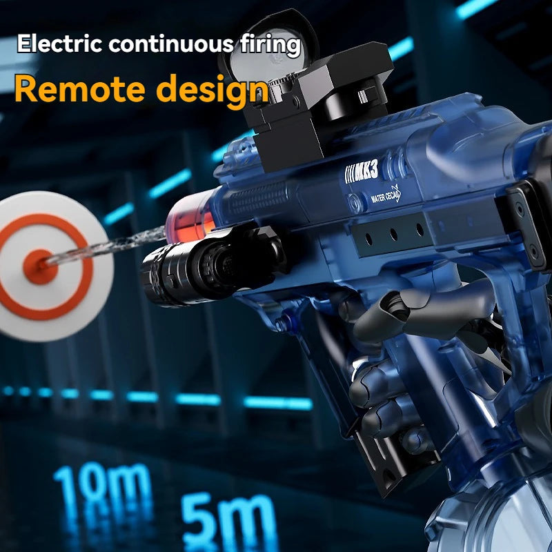 Electric Water Gun Pro™ – Automatic LED Water Blaster Toy for Kids & Adults