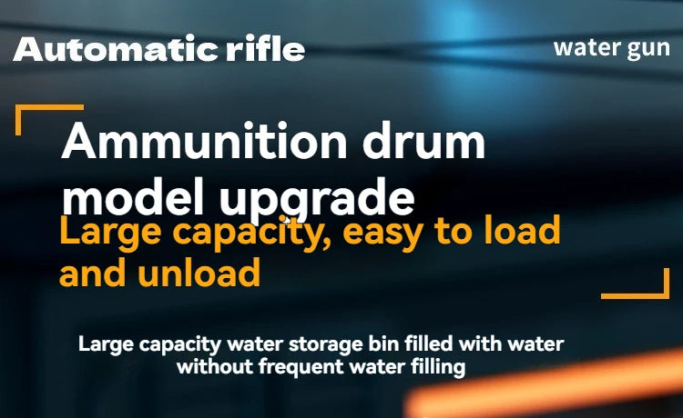 Electric Water Gun Pro™ – Automatic LED Water Blaster Toy for Kids & Adults