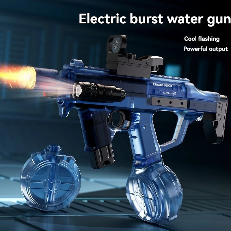 Electric Water Gun Pro™ – Automatic LED Water Blaster Toy for Kids & Adults
