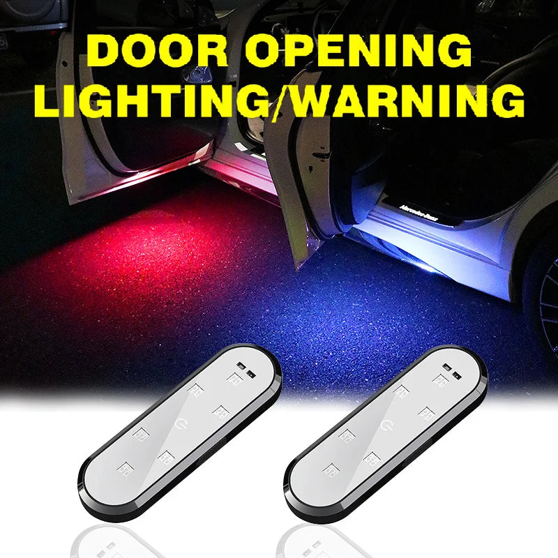 Universal Magnetic LED Car Door Warning Lights – 2 Pack