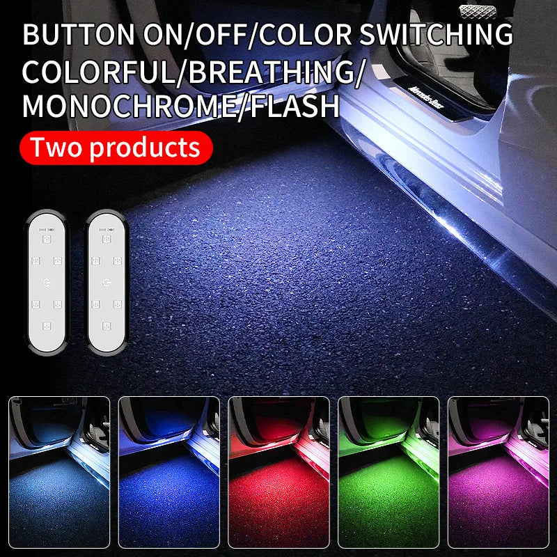 Universal Magnetic LED Car Door Warning Lights – 2 Pack