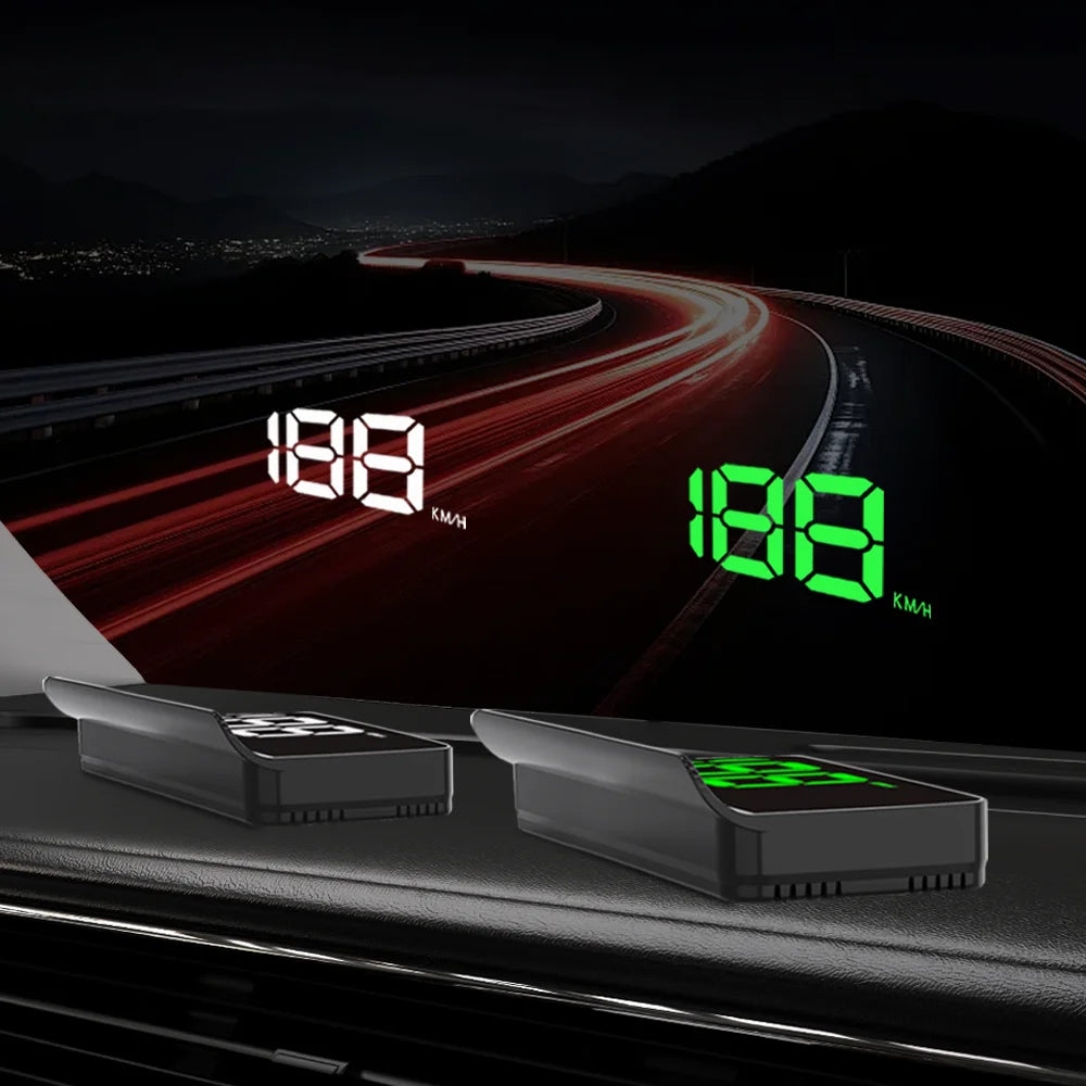 KWHUD GPS Car Head-Up Display – Digital Speedometer
