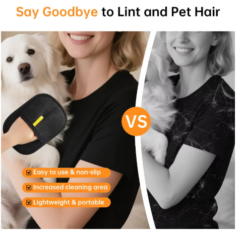 Reusable Pet Hair Remover Brush – Lint Roller for Furniture, Sofas & Carpets